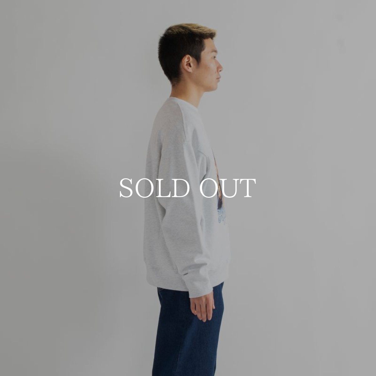 画像3: APPLEBUM  "Japanese Gangster"Crew Sweat (Ash) (3)