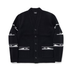 画像1: RATS  NATIVE KANOKO CARDIGAN (BLACK) (1)