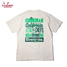 画像1: COOKMAN  Tシャツ Camp (Off White) (1)