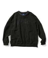 画像1: LFYT  NYLON V-NECK WIND SHIRT (BLACK) (1)