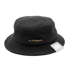 画像1: THE H.W.DOG&CO.  MEXICAN BUCKET HAT  (BLACK) (1)