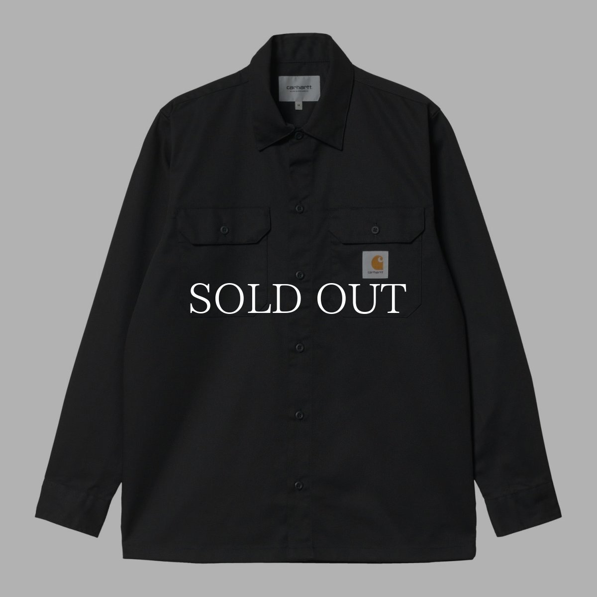 画像1: CARHARTT WIP  L/S MASTER SHIRT (Black) (1)