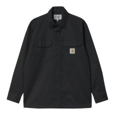 画像1: CARHARTT WIP  L/S MASTER SHIRT (Black) (1)