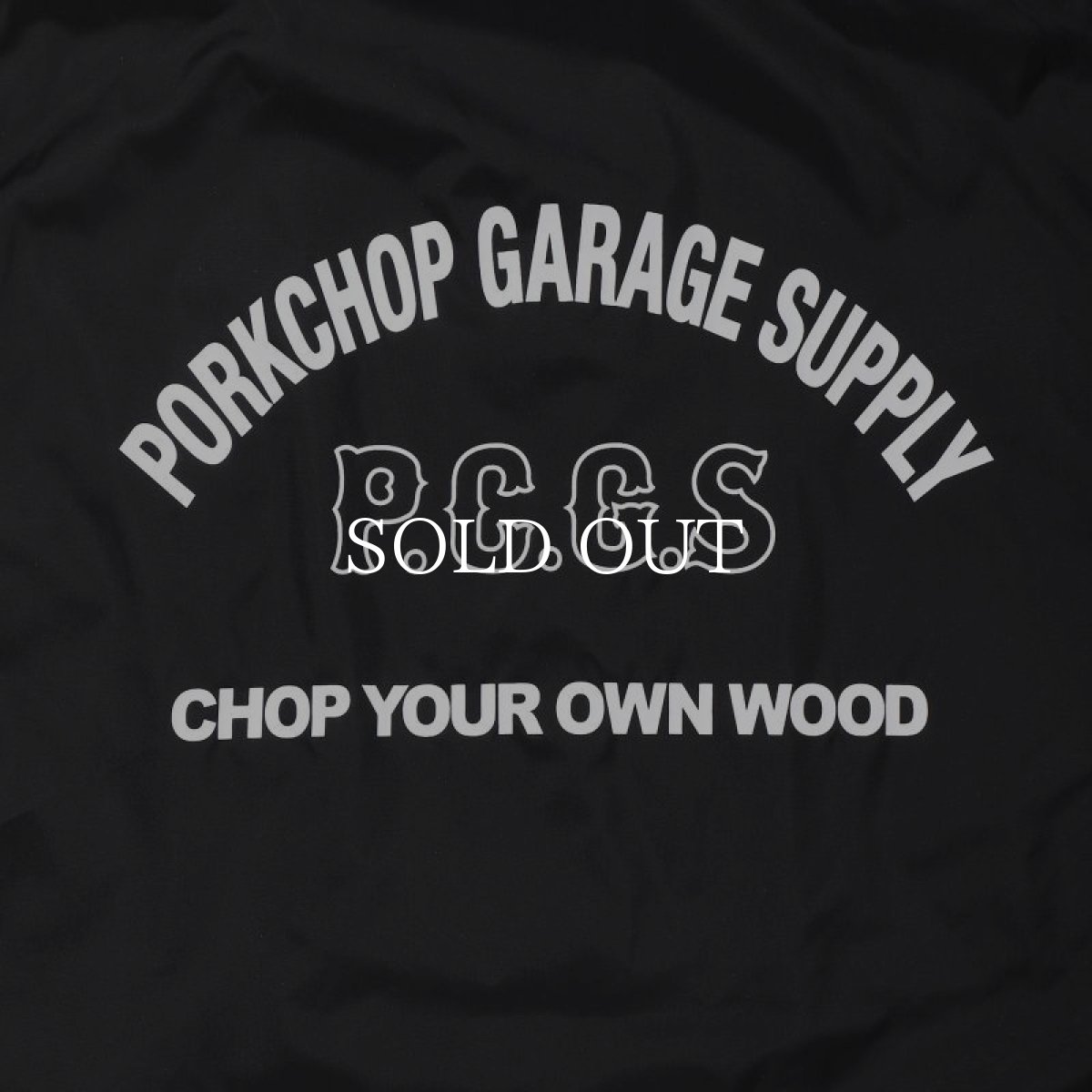 画像5: PORKCHOP GARAGE SUPPLY  ARCH LOGO COACH JKT (BLACK) (5)