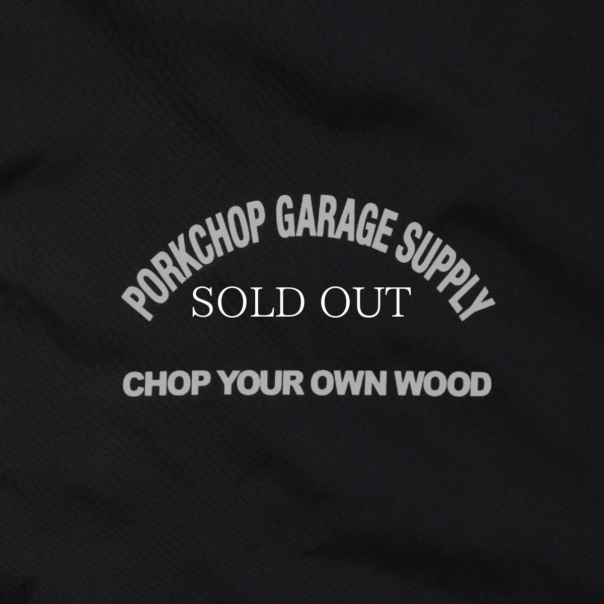 画像4: PORKCHOP GARAGE SUPPLY  ARCH LOGO COACH JKT (BLACK) (4)