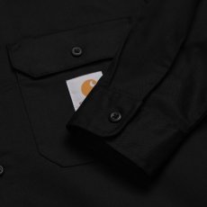 画像8: CARHARTT WIP  L/S MASTER SHIRT (Black) (8)