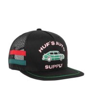 画像1: HUF  HUF'S AUTO SUPPLY TRUCKER HAT (BLACK) (1)
