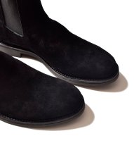 画像4: MINEDENIM  【再入荷】 Suede Leather Side Gore Boots (BLK) (4)