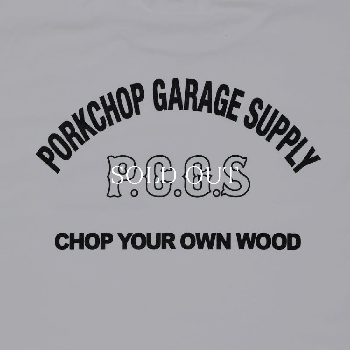 画像4: PORKCHOP GARAGE SUPPLY  ARCH LOGO L/S TEE (WHITE) (4)