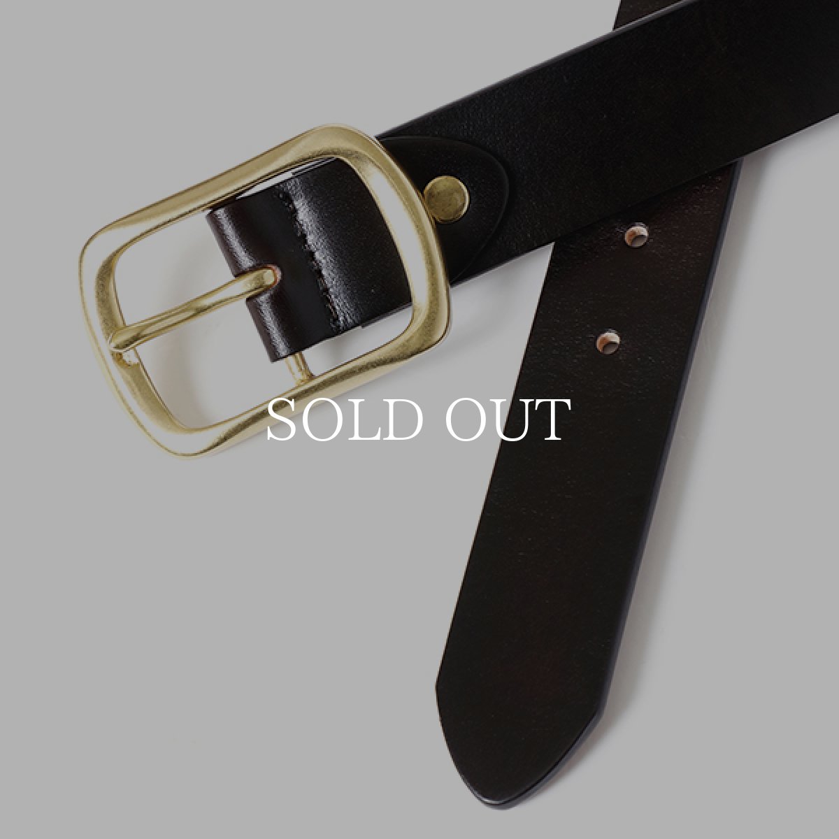 画像4: CHALLENGER  LOGO LEATHER BELT (BLACK) (4)