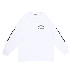 画像1: PORKCHOP GARAGE SUPPLY  ARCH LOGO L/S TEE (WHITE) (1)