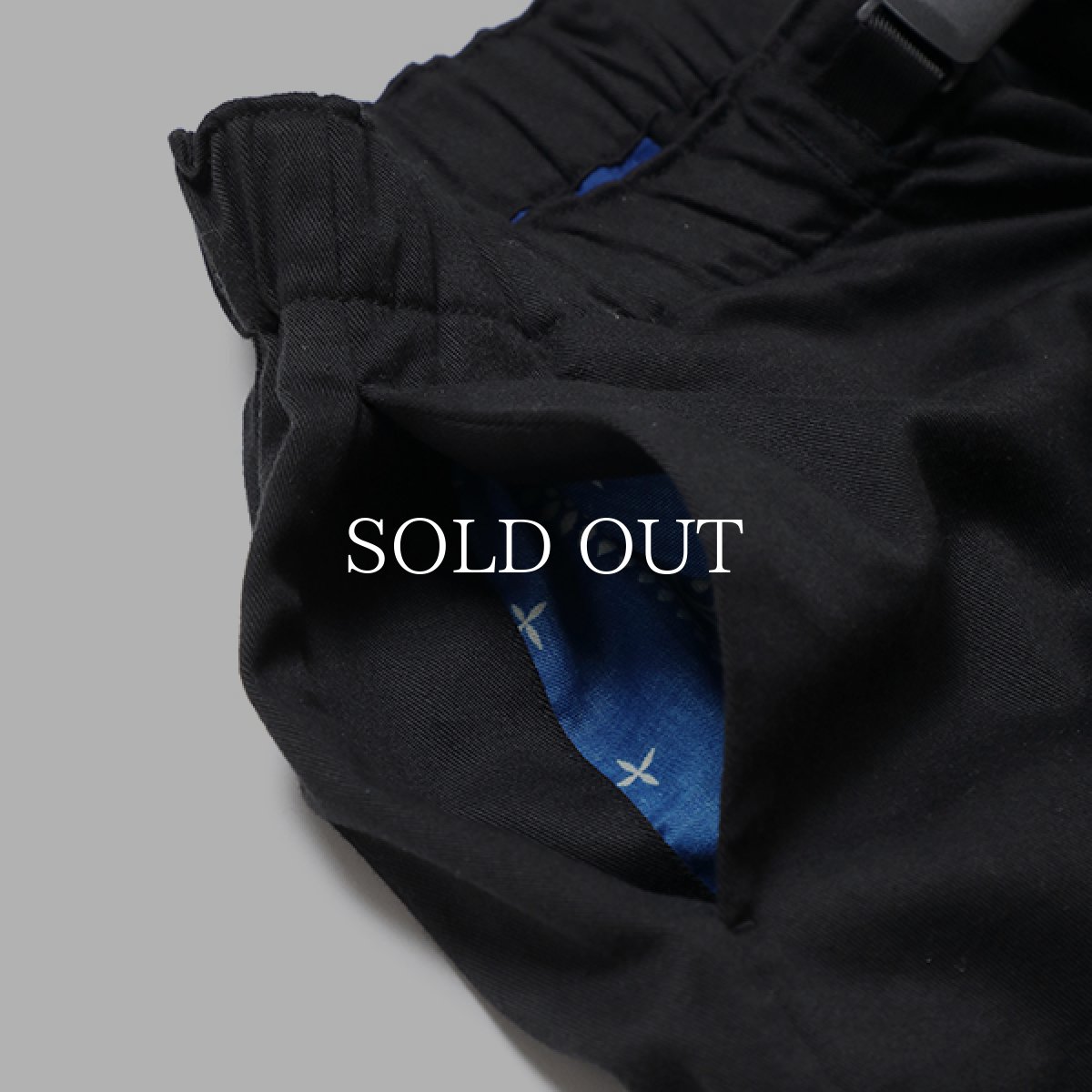 画像6: CHALLENGER  SLACKS EASY PANTS (BLACK) (6)