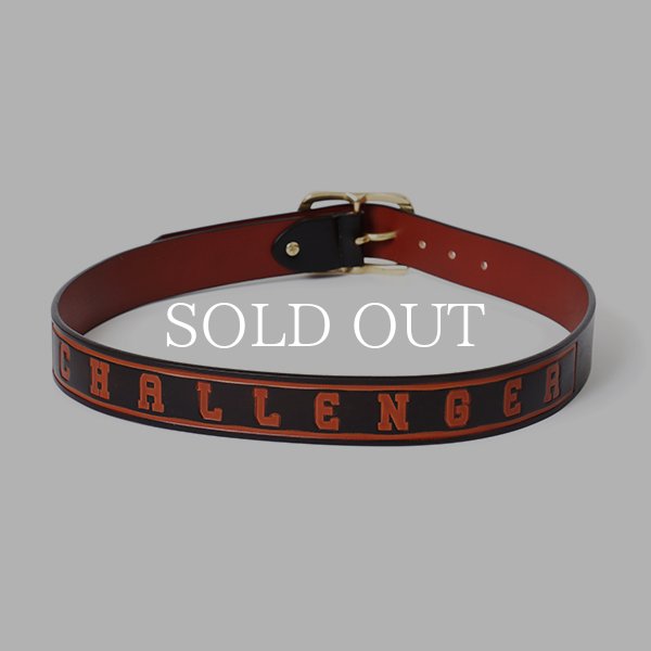 ソルボワ ☆CHALLENGER LOGO LEATHER BELT | www.tegdarco.com