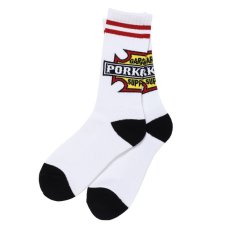 画像1: PORKCHOP GARAGE SUPPLY  PORK SOX P-22 type-C (WHITE) (1)