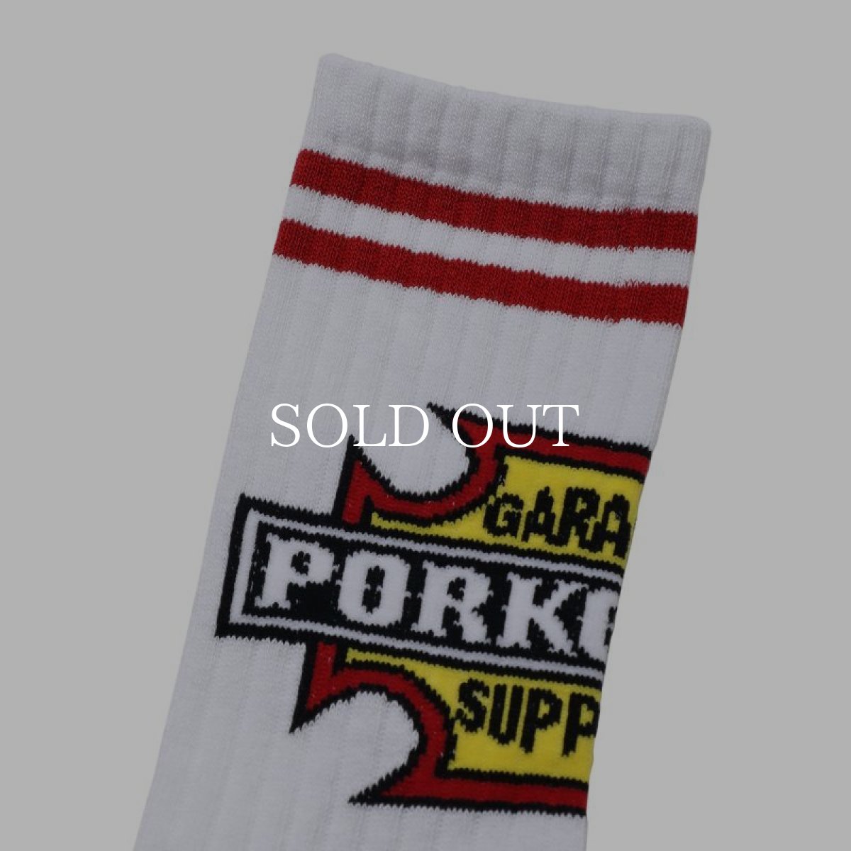 画像2: PORKCHOP GARAGE SUPPLY  PORK SOX P-22 type-C (WHITE) (2)
