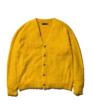 画像1: MINEDENIM  Shaggy Cotton Knit Cardigan (YEL) (1)