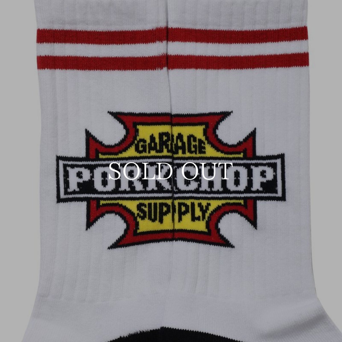 画像3: PORKCHOP GARAGE SUPPLY  PORK SOX P-22 type-C (WHITE) (3)