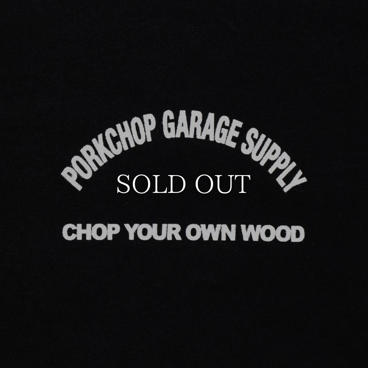 画像3: PORKCHOP GARAGE SUPPLY  ARCH LOGO L/S TEE (BLACK) (3)