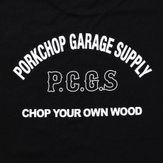 画像4: PORKCHOP GARAGE SUPPLY  ARCH LOGO L/S TEE (BLACK) (4)