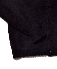 画像5: MINEDENIM  Shaggy Cotton Knit Cardigan (BLK) (5)