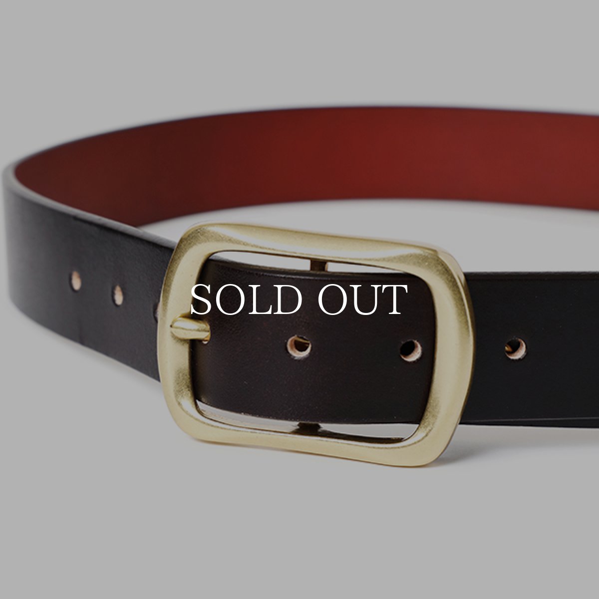 画像3: CHALLENGER  LOGO LEATHER BELT (BLACK) (3)