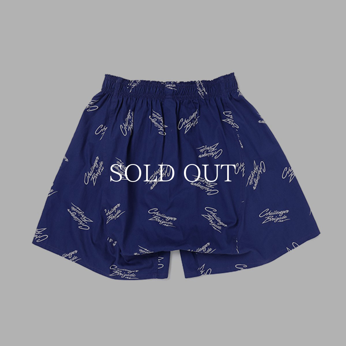 画像2: CHALLENGER  MULTI SIGNATURE BOXER PANTS (NAVY) (2)
