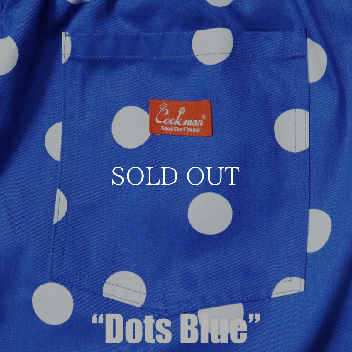 画像7: COOKMAN  Chef Pants Dots (Blue) (7)