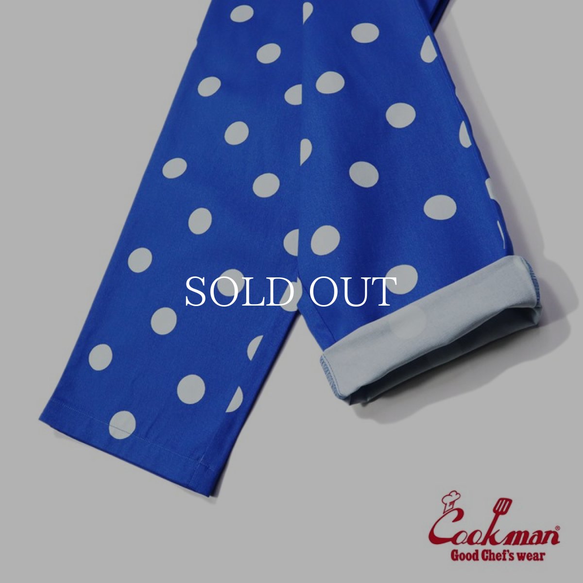 画像8: COOKMAN  Chef Pants Dots (Blue) (8)