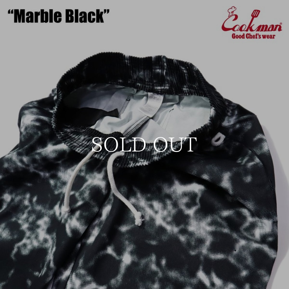 画像5: COOKMAN  Chef Pants Marble (Black) (5)