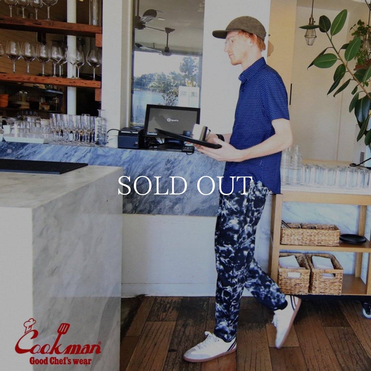 画像16: COOKMAN  Chef Pants Marble (Black) (16)