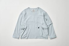 画像1: CMF OUTDOOR GARMENT  SLOW DRY TEE 3D (SMOKE BLUE) (1)