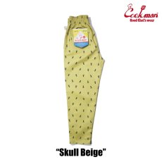 画像2: COOKMAN  Chef Pants Skull (Beige) (2)