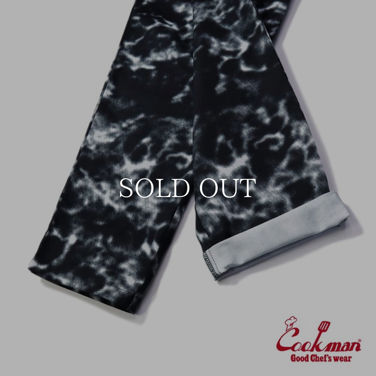 画像8: COOKMAN  Chef Pants Marble (Black) (8)