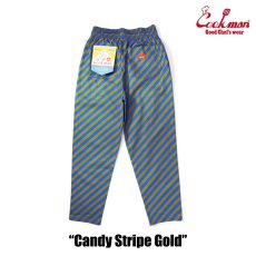 画像3: COOKMAN  Chef Pants Candy Stripe (Gold) (3)