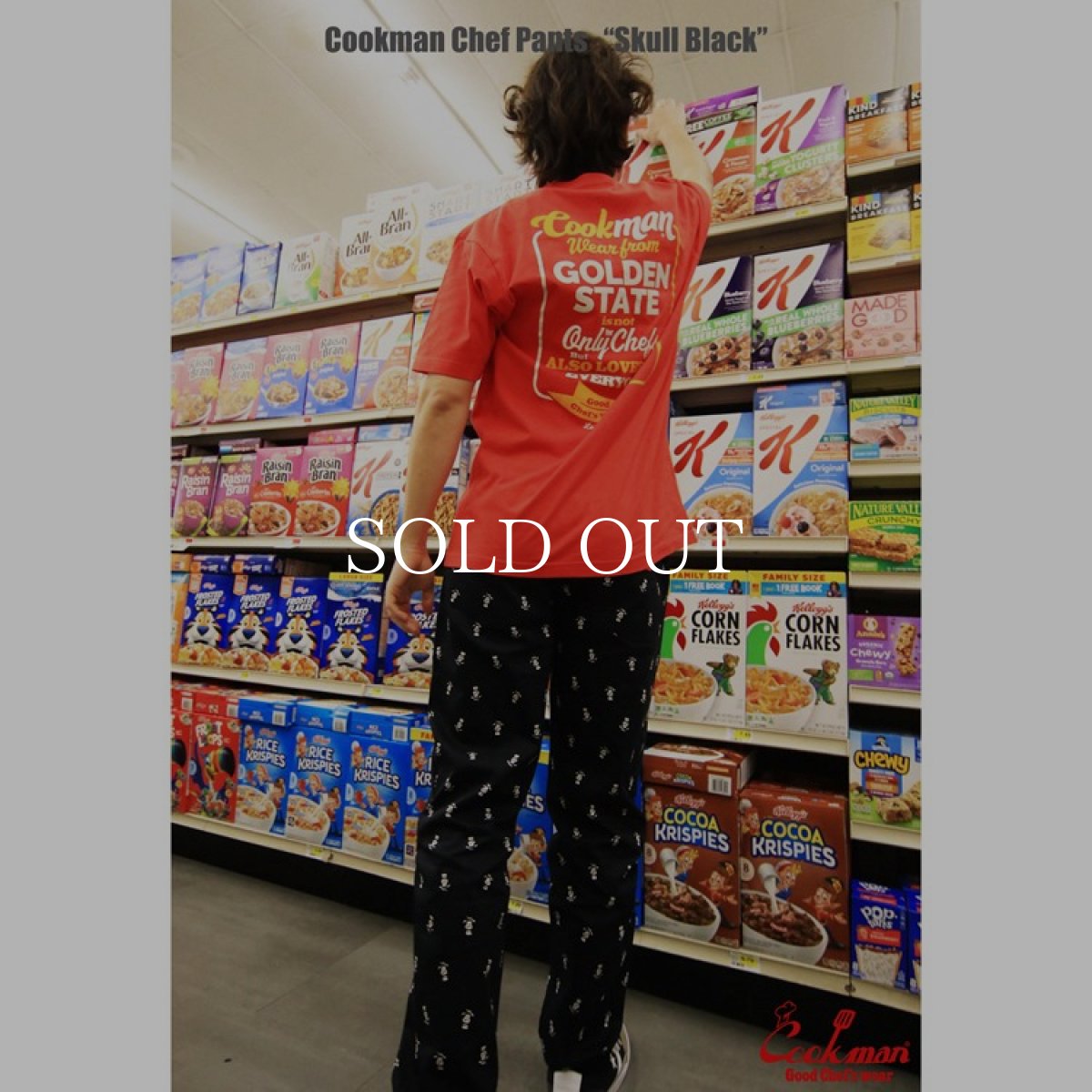 画像13: COOKMAN  Chef Pants Skull (Black) (13)