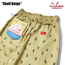 画像6: COOKMAN  Chef Pants Skull (Beige) (6)