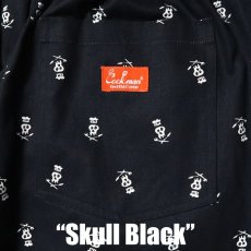 画像7: COOKMAN  Chef Pants Skull (Black) (7)