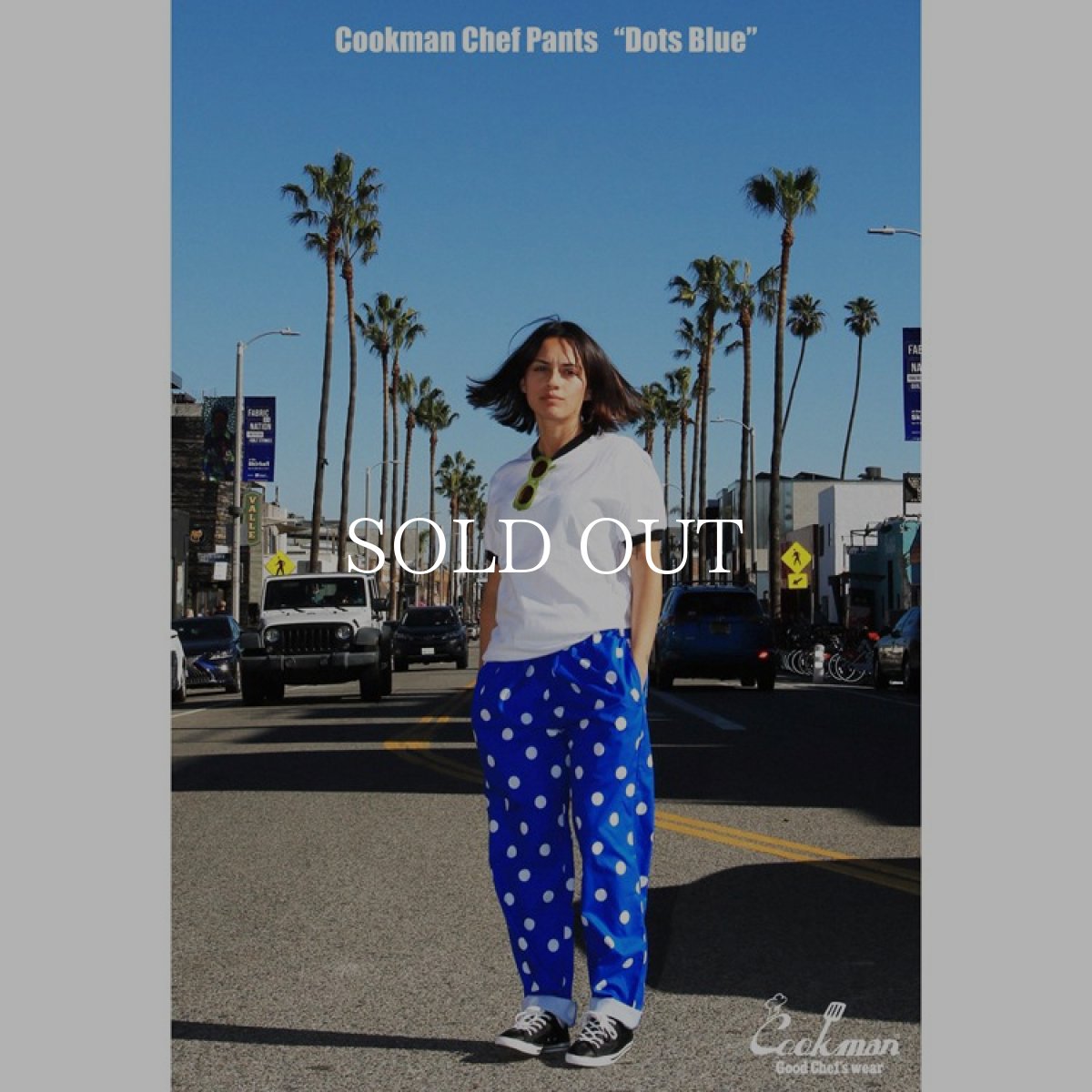 画像19: COOKMAN  Chef Pants Dots (Blue) (19)