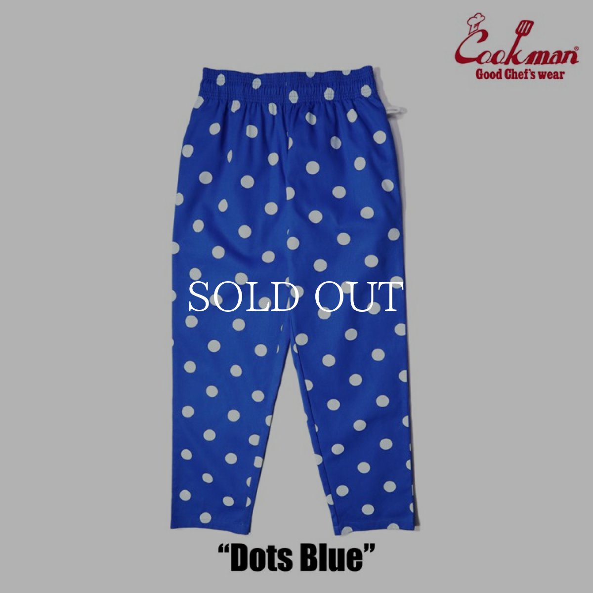 画像3: COOKMAN  Chef Pants Dots (Blue) (3)