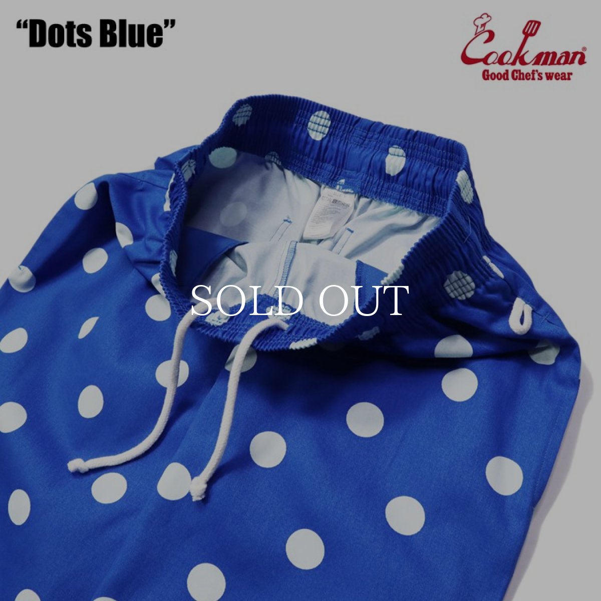 画像5: COOKMAN  Chef Pants Dots (Blue) (5)