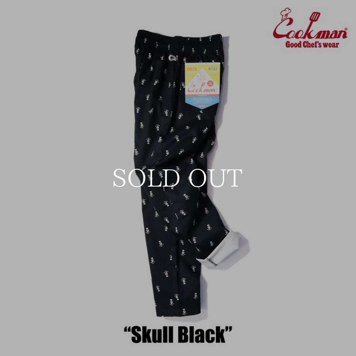 画像10: COOKMAN  Chef Pants Skull (Black) (10)