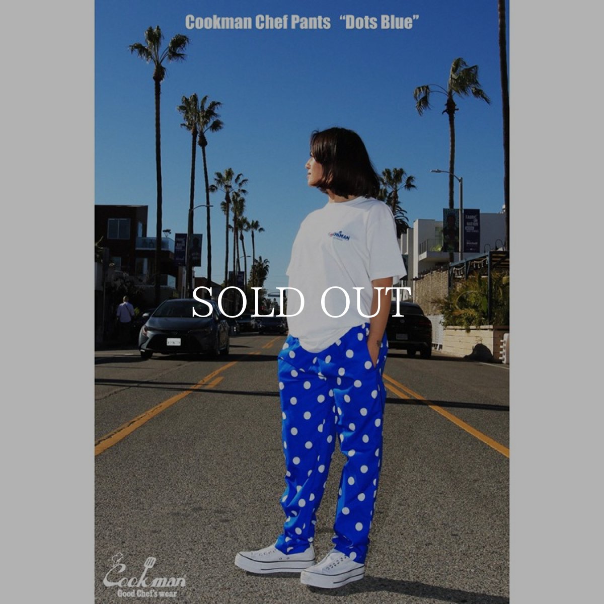 画像15: COOKMAN  Chef Pants Dots (Blue) (15)
