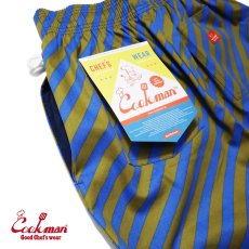 画像9: COOKMAN  Chef Pants Candy Stripe (Gold) (9)