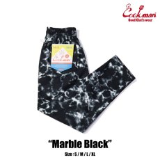 画像1: COOKMAN  Chef Pants Marble (Black) (1)