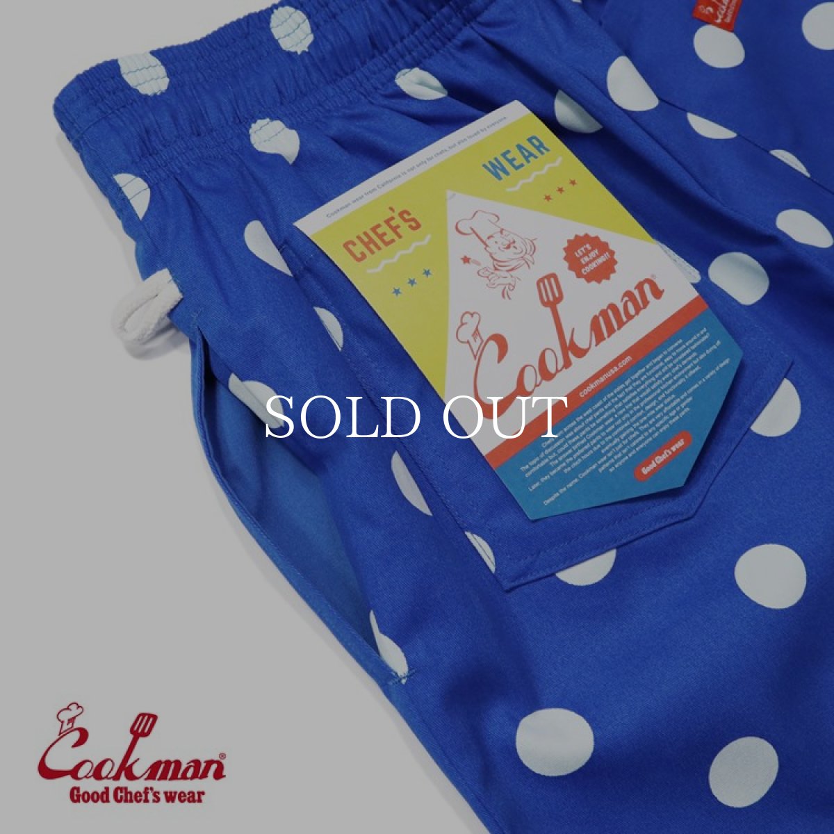 画像9: COOKMAN  Chef Pants Dots (Blue) (9)