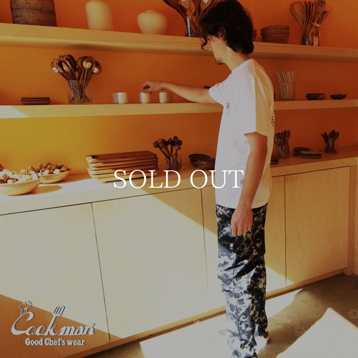 画像17: COOKMAN  Chef Pants Marble (Black) (17)