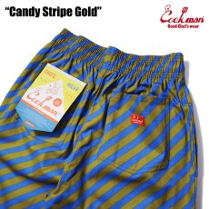画像6: COOKMAN  Chef Pants Candy Stripe (Gold) (6)