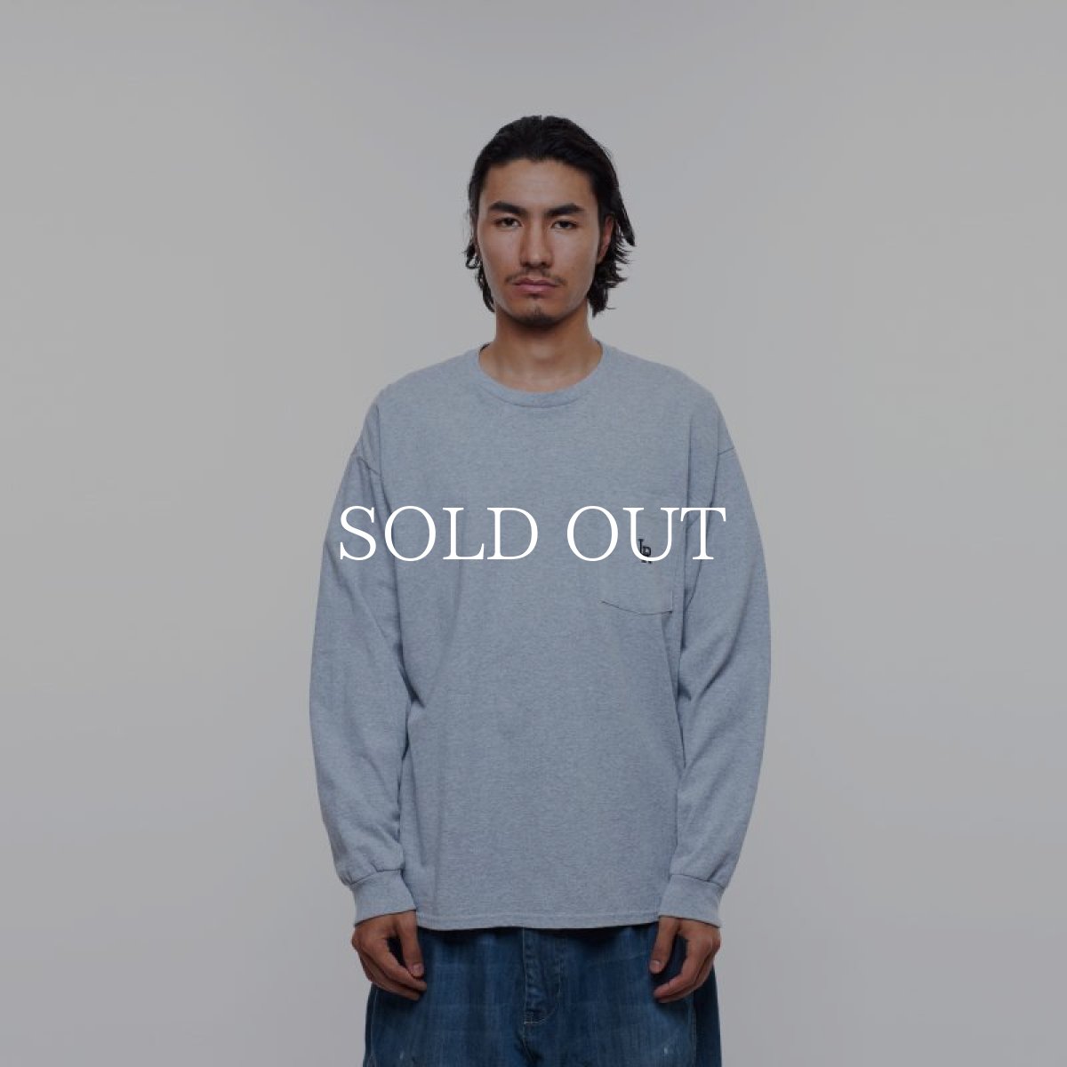 画像5: Liberaiders  LR LOGO POCKET L/S TEE (GRAY) (5)