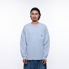 画像5: Liberaiders  LR LOGO POCKET L/S TEE (GRAY) (5)