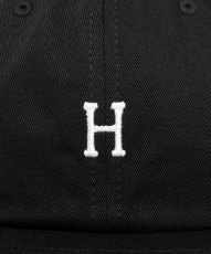 画像3: HUF  CLASSIC H 6 PANEL HAT (BLACK) (3)